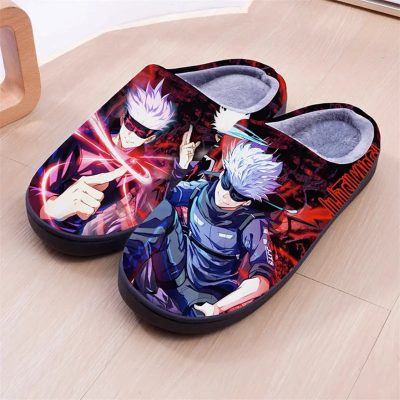 Anime Jujutsu Kaisen Itadori Yuji Satoru Gojo Cosplay Slippers Adult Unisex Cotton Family Shoes Gift.jpg 800x80.jpg - Anime Slippers Store