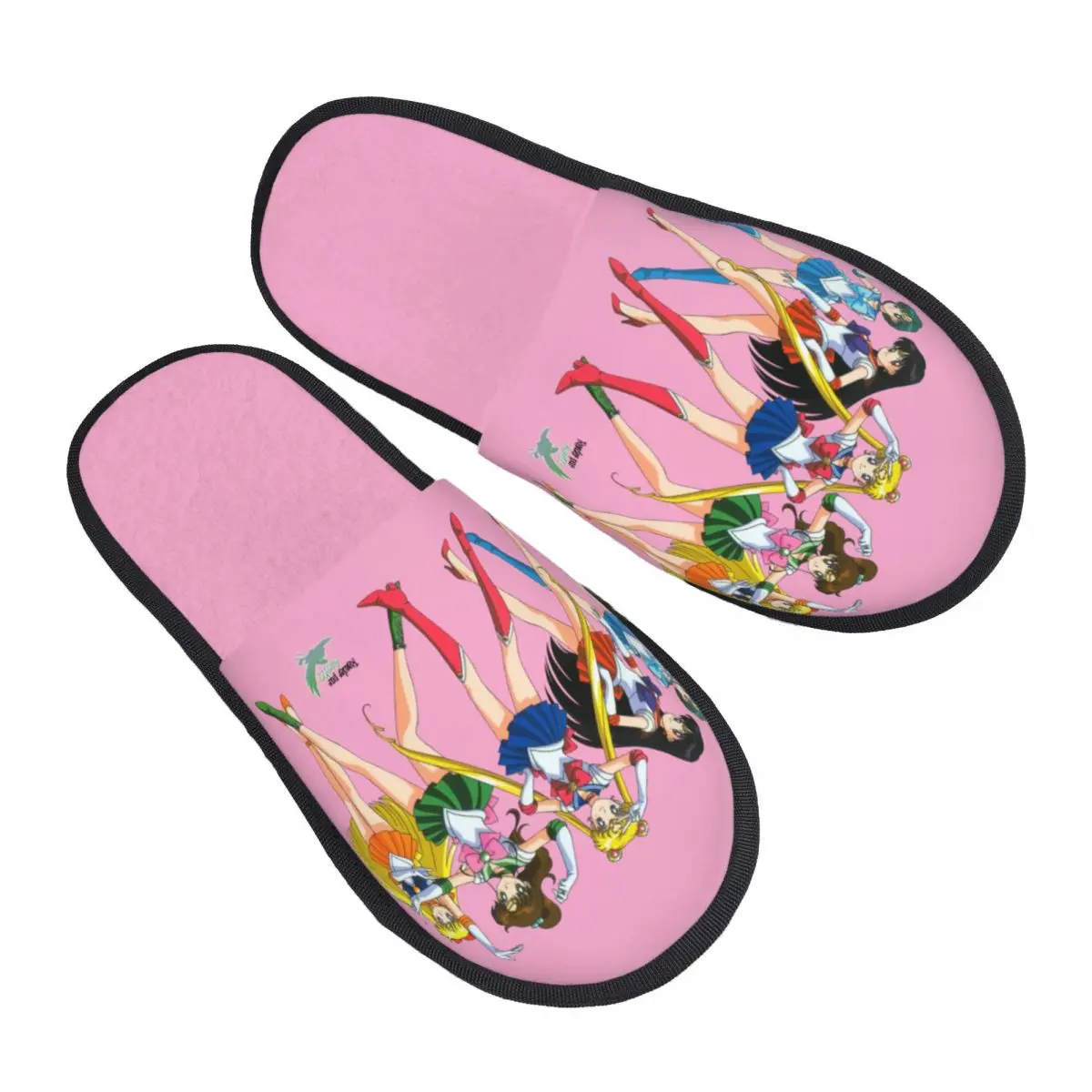 Anime Moon Girl Comfy Scuff Memory Foam Slippers Women Japanese Shojo Manga Sailor Bedroom House Shoes 10 - Anime Slippers Store