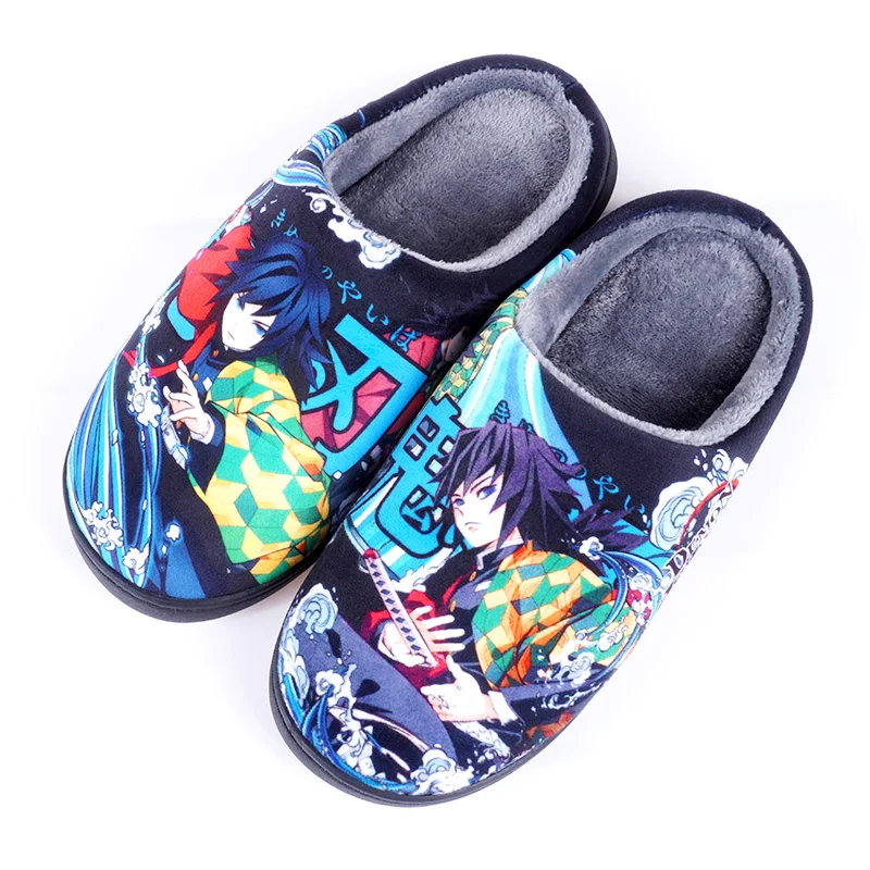 Anime Winter Home Slippers DS SAO AT Men Women Slippers Japanese Cartoon Slipper 6 - Anime Slippers Store