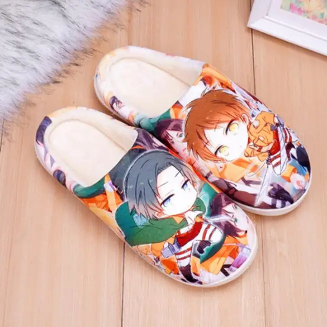 Anime Winter Home Slippers Men Women Slippers Japanese Cartoon Slipper Movie Anime 01 11 - Anime Slippers Store