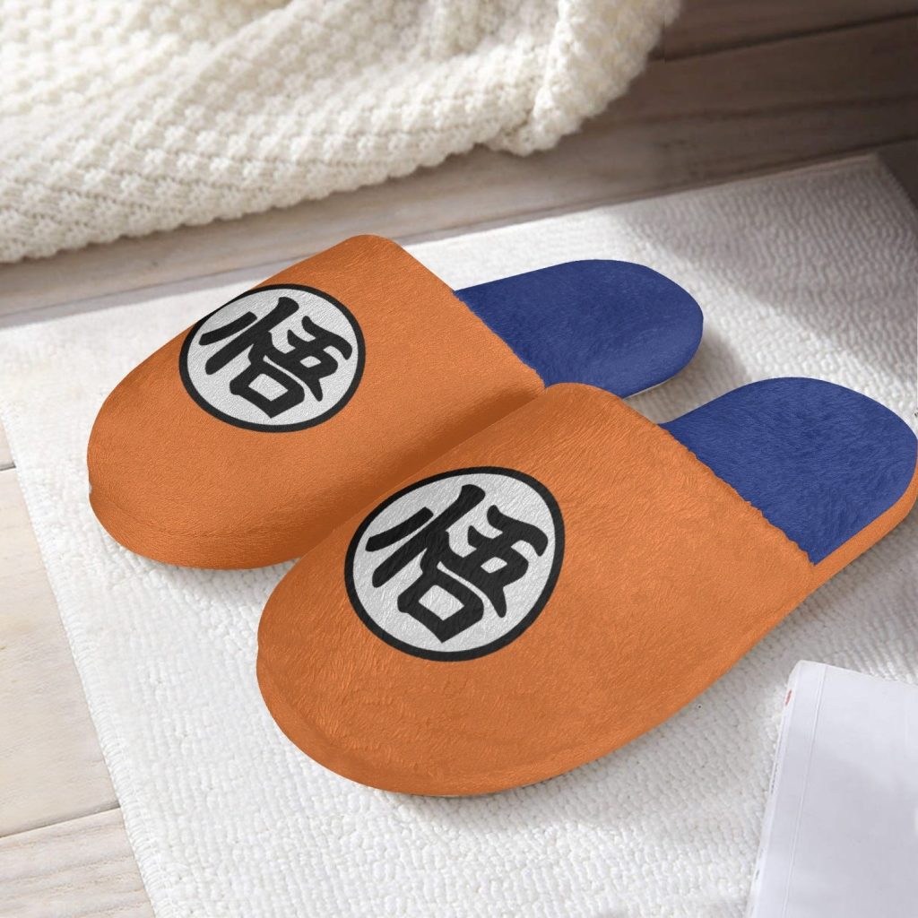 goku dragon ball z custom cotton slippers - Anime Slippers Store