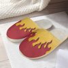 kyojuro rengoku demon slayer custom cotton slippers - Anime Slippers