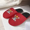 monkey d luffy one piece custom cotton slippers - Anime Slippers Store