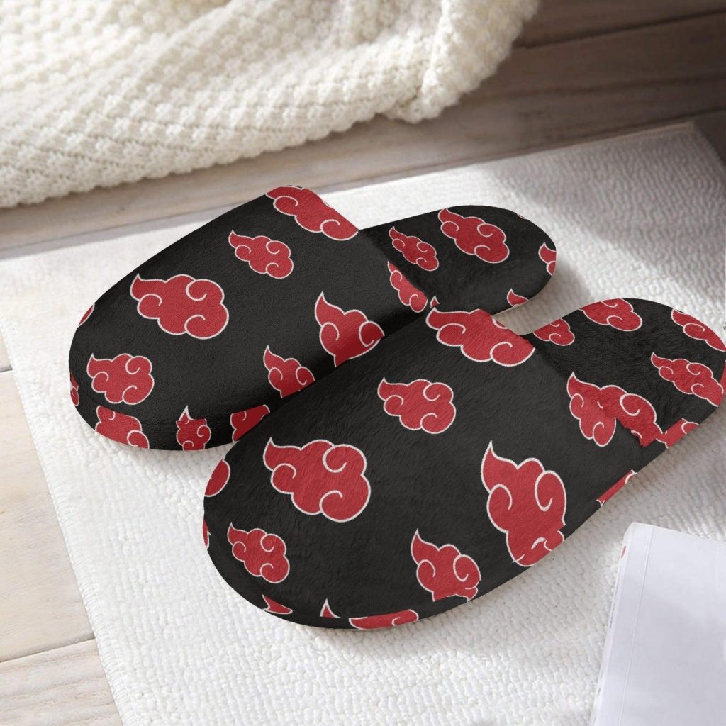 naruto akatsuki custom cotton slippers - Anime Slippers Store