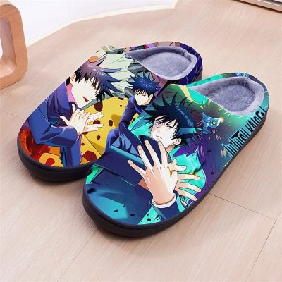 Anime Jujutsu Kaisen Itadori Yuji Satoru Gojo Cosplay Slippers Adult Unisex Cotton Family Shoes Gift 2.jpg 800x80 2.jpg 2 - Anime Slippers Store